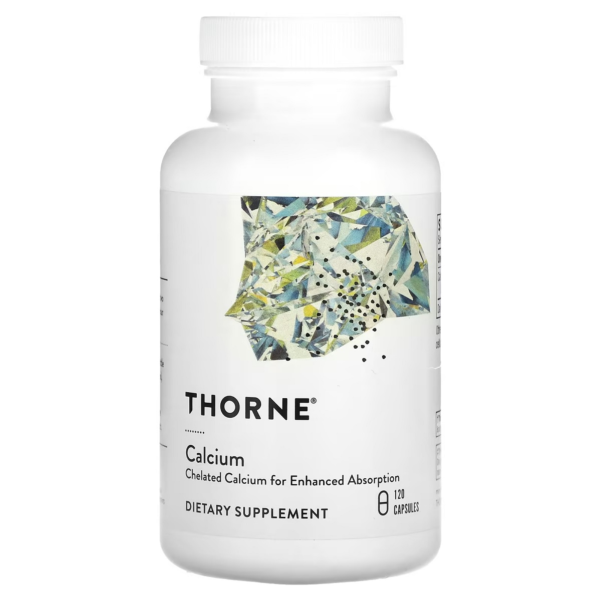 Кальцій, Calcium, Thorne, 120 Капсул