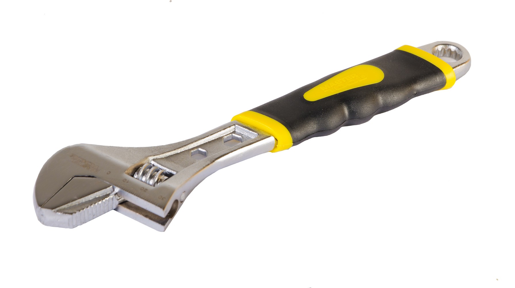 Ключ розвідний MASTERTOOL 300 мм 0-47 мм реверсивна губка CrV рукоятка з двокомпонентною накладкою 76-0424