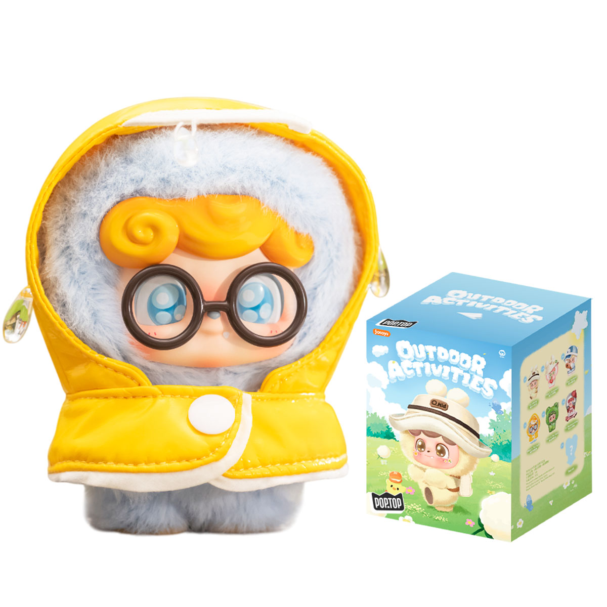 Пухнаста іграшка-сюрприз на підвісі POP TOP JOTOYS серії "Q.Kid" - РАДОЩІ ПРИГОД (у дисп., в ас.)