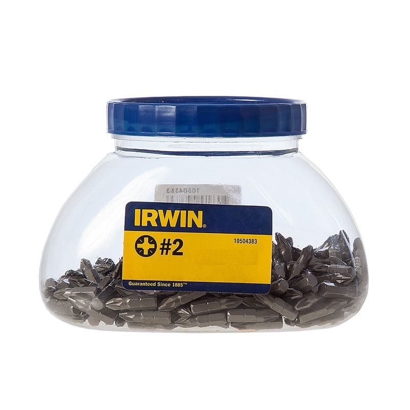 Біта 25 мм PZ2 Grabit Jar 250 шт, Irwin 10504383