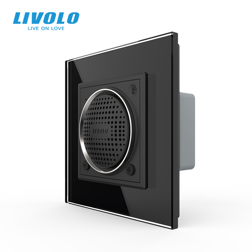 Bluetooth колонка LIVOLO чорний скло (VL-C7-FCF-2BP)