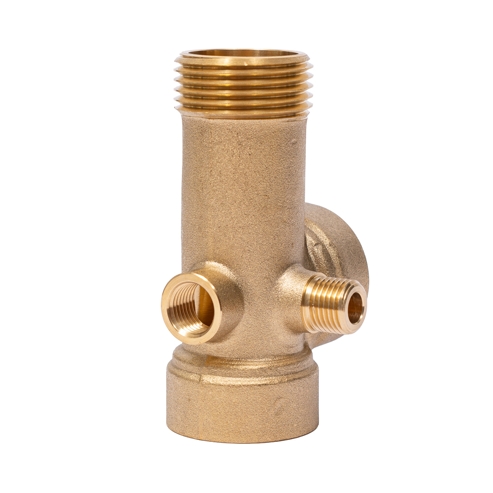 Соединитель пятивыводной 90мм 1”М×1”F×1”F×1/4”M×1/4”F AQUATICA (779597)