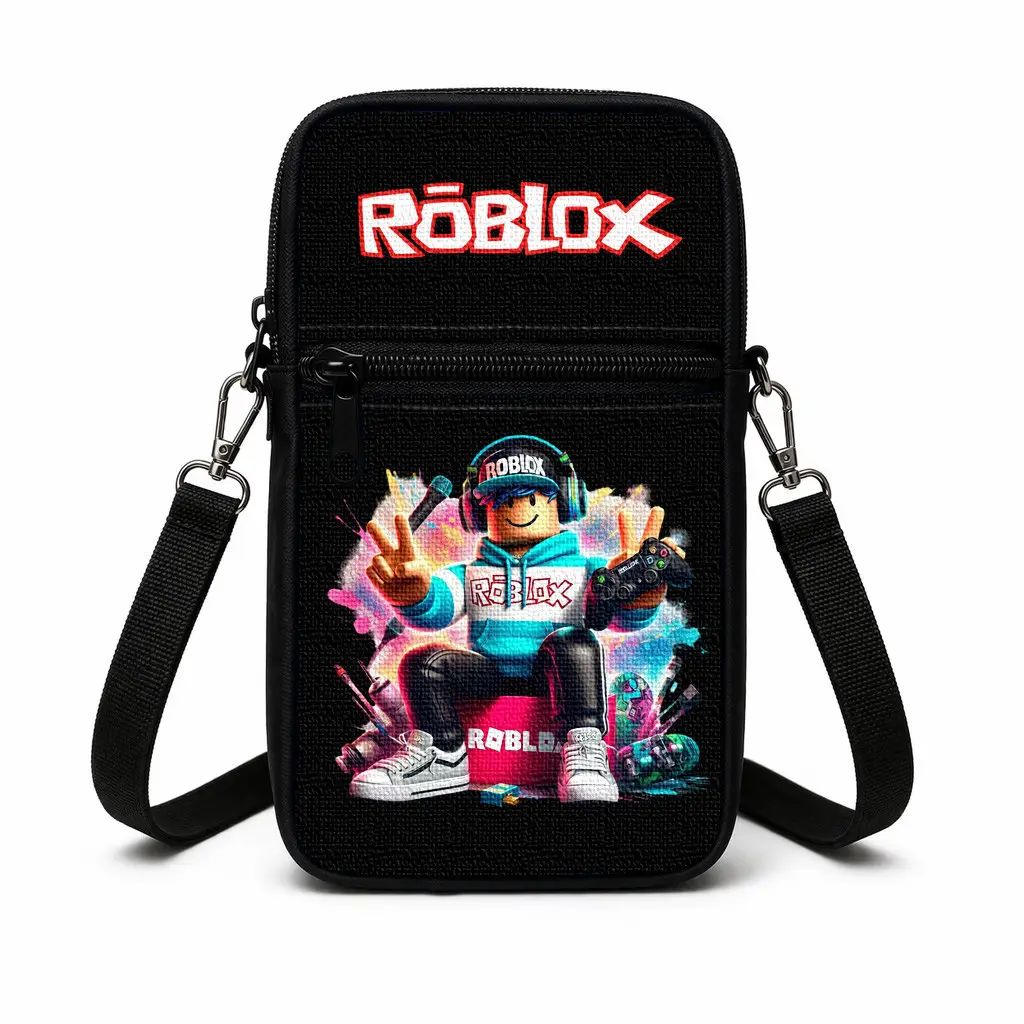 Сумка-чохол для телефону Roblox,дитяча сумка через плече, водонепроникна міні-сумка (4829)