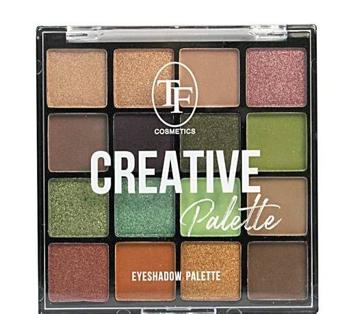 Палетка теней для макияжа TF COSMETICS CREATIVE PALETTE тон 05 16 цветов