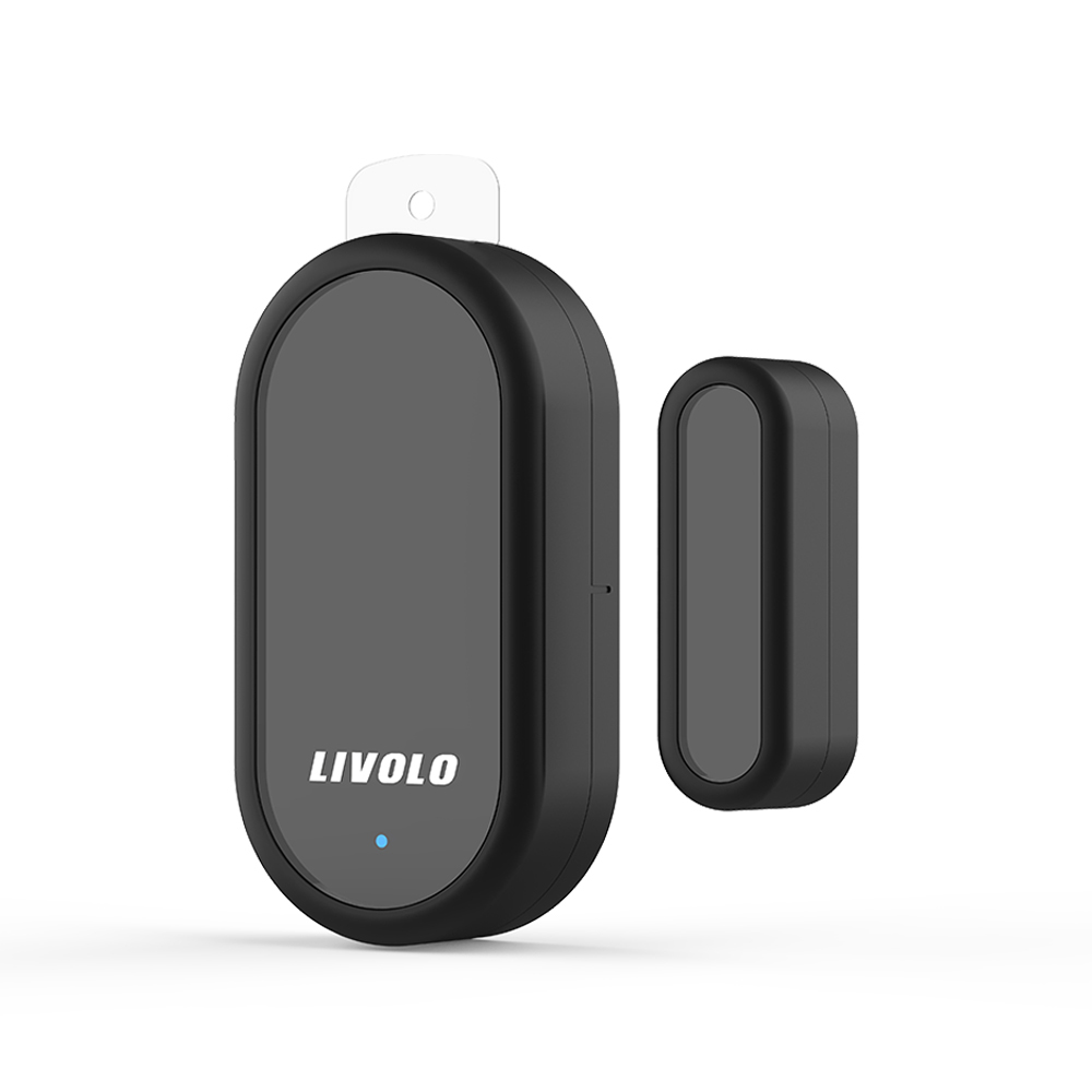 Бездротовий датчик відкриття дверей/вікон ZigBee Livolo чорний (VL-XM001)