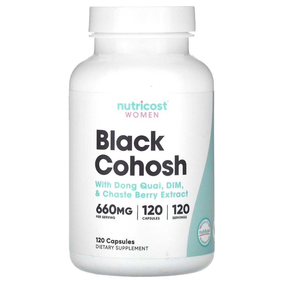 Комплекс для жінок із клопогоном, Women, Black Cohosh with Dong Quai, DIM & Chaste Berry Extract, Nutricost, 120 капсул