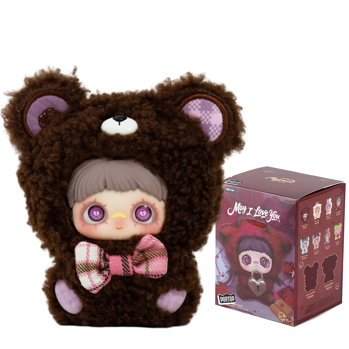 Пухнаста фігурка на підвісі POP TOP Hi TOY серії "MayMei" - ЛЮБЛЮ ТЕБЕ (у дисп., в ас.)