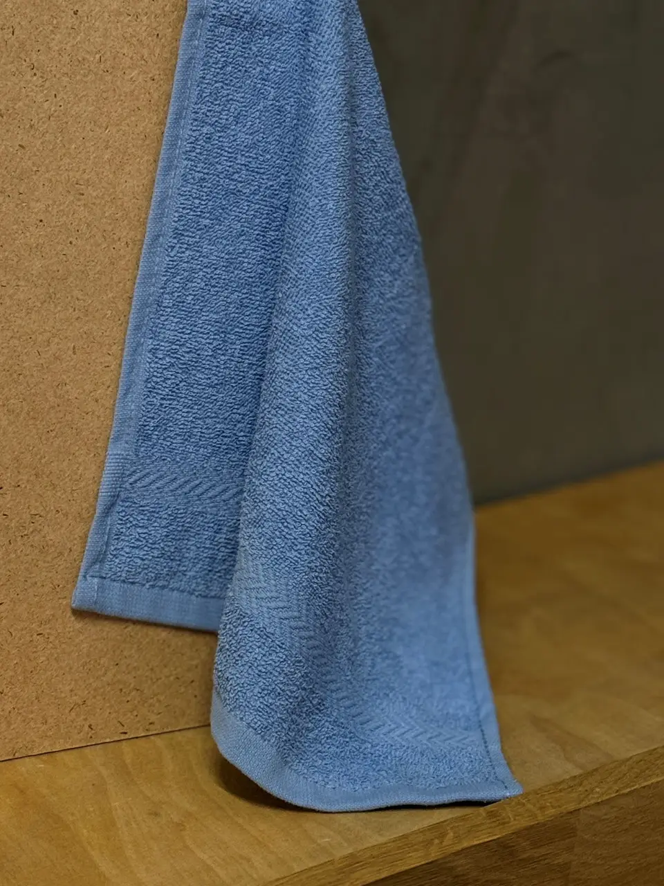 Комплект рушників Ecotton 30х50 см махрові 6 шт. серветки для рук 380 г/м² блакитний