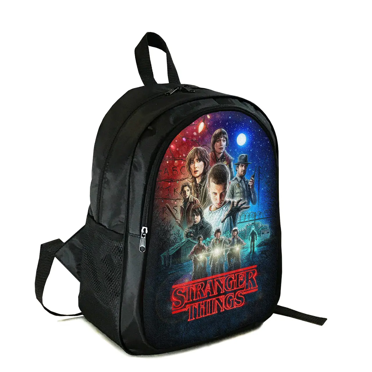Рюкзак підлітковий/шкільний 38×28 см з принтом Дуже дивні справи / Stranger Things на два відділення для хлопчика, дівчин (4410)