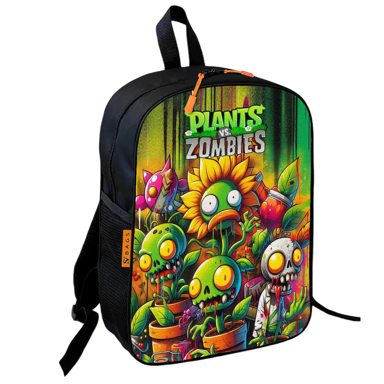 Рюкзак шкільний дитячий Рослини проти Зомбі «Plants vs Zombies» 36х27 см для хлопчика (01085)