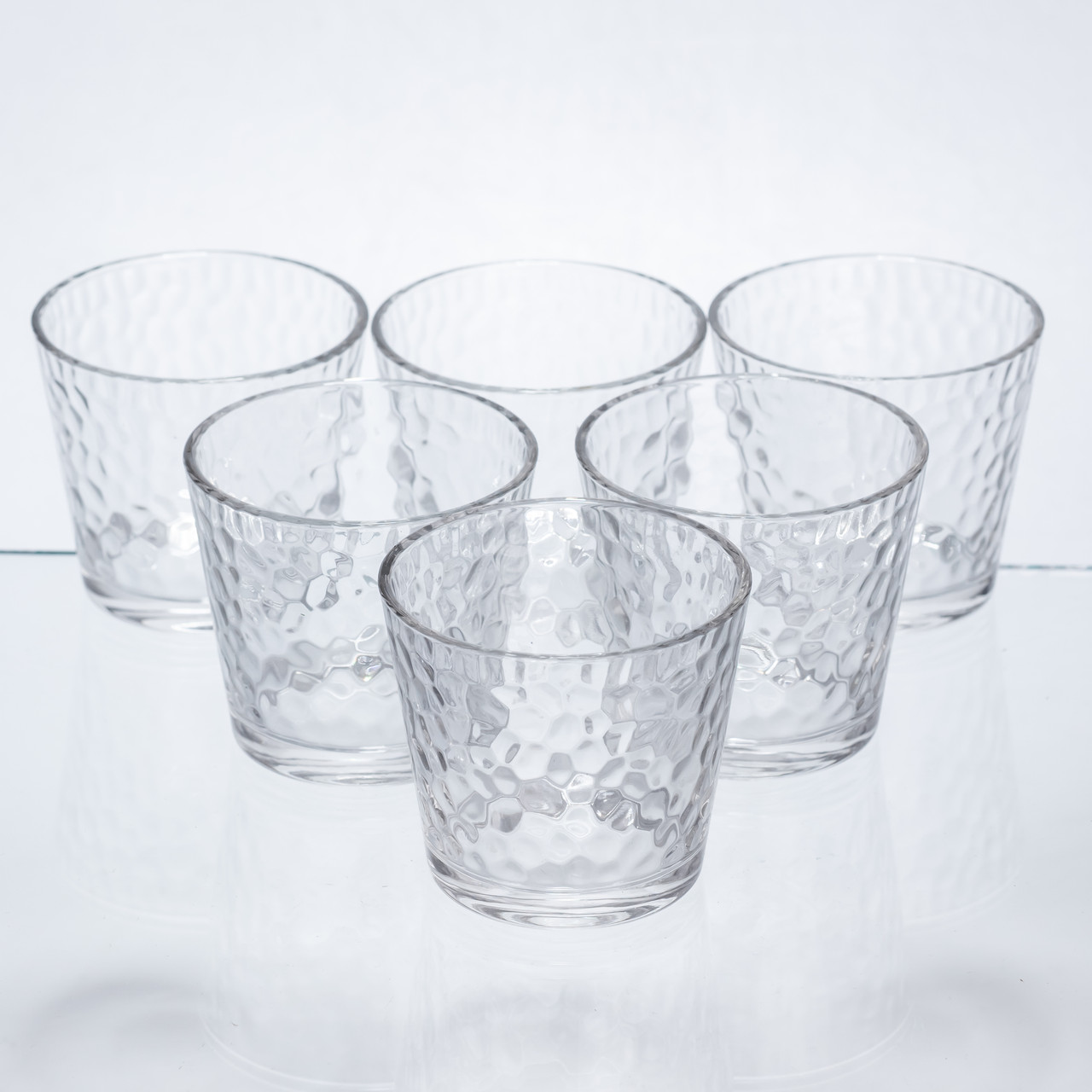 Набір склянок для напоїв Textured Tumbler 6 штук по 140 мл HP-17-17