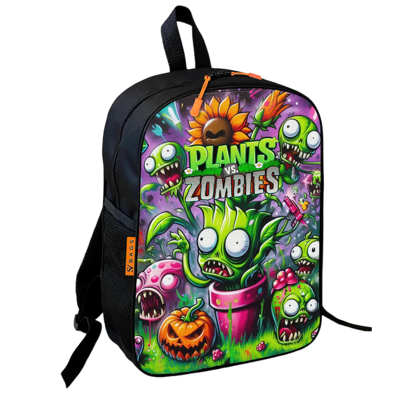 Рюкзак шкільний дитячий Рослини проти Зомбі «Plants vs Zombies» 36х27 см для хлопчика (01084)