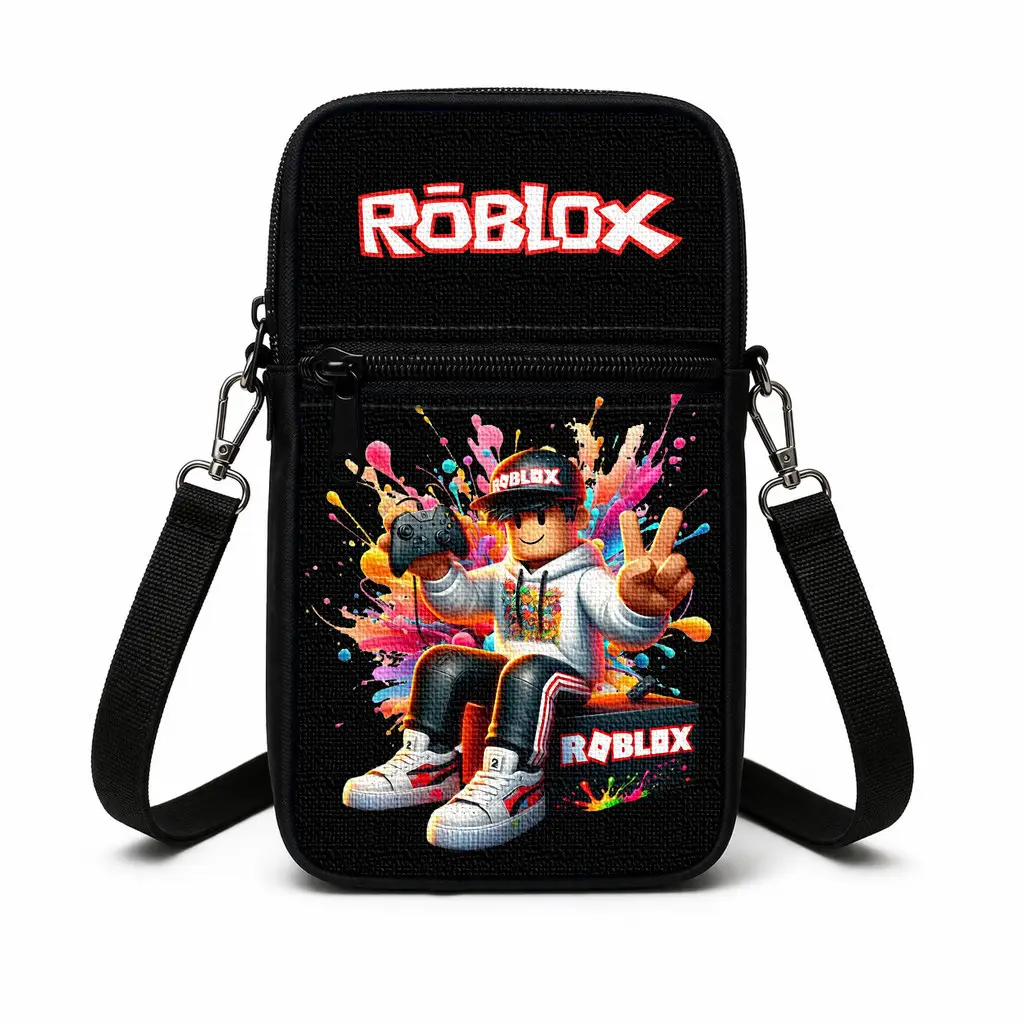 Сумка-чохол для телефону Roblox,дитяча сумка через плече, водонепроникна міні-сумка (4824)
