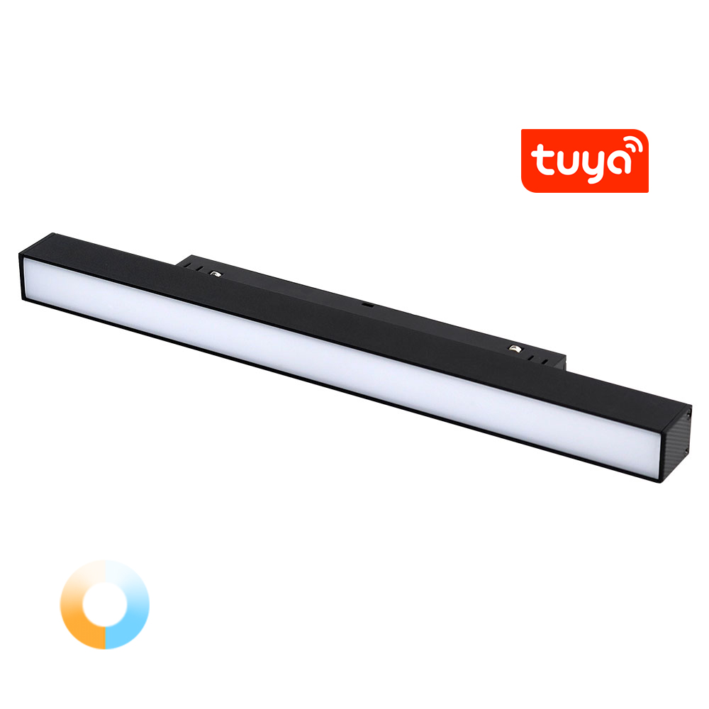 Магнітний трековий світильник лінійний TUNABLE WHITE (CCT) 12W RF2.4G