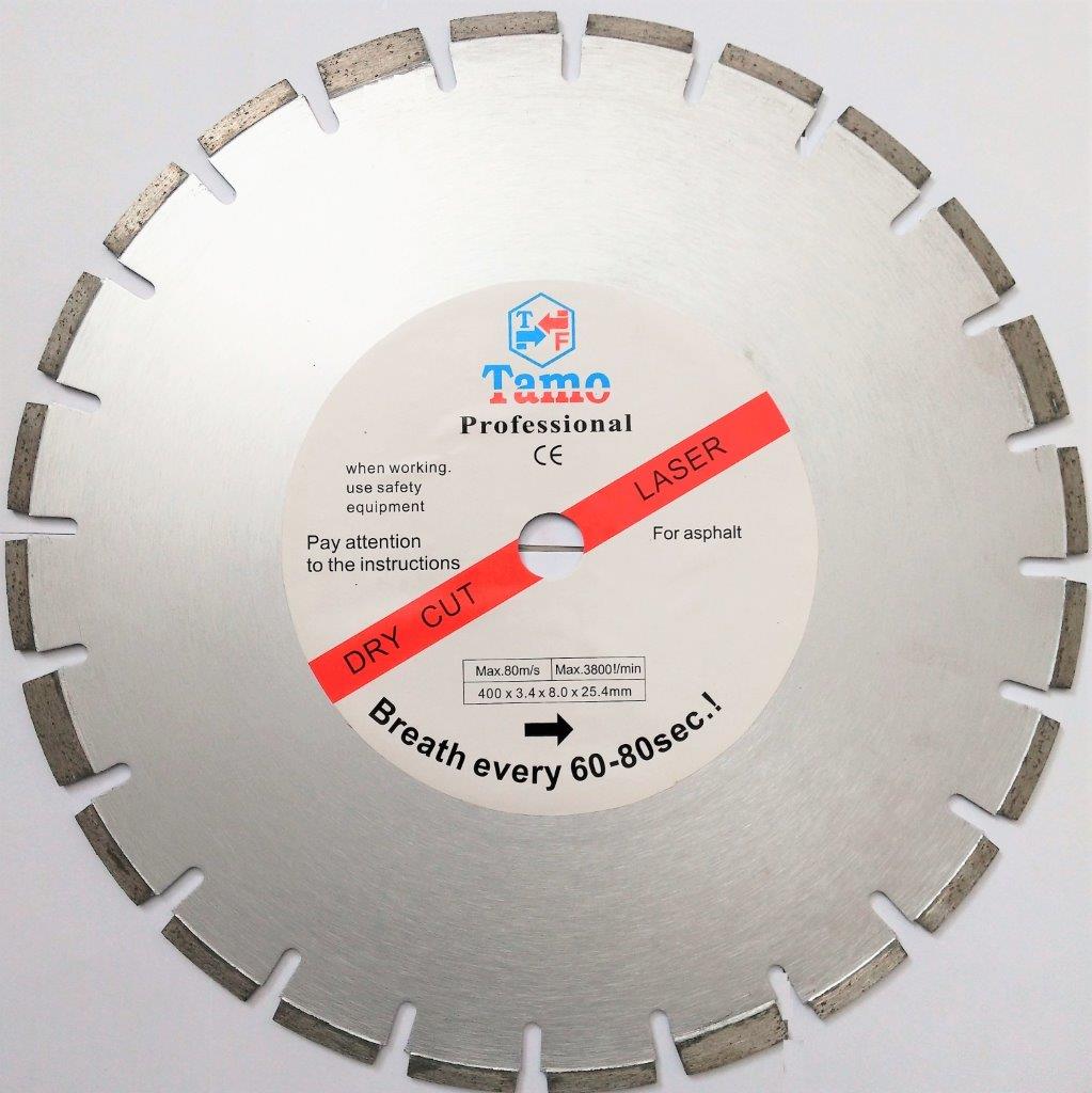 Диск діамантовий Ø400x25,4 мм по асфальту, Tamoline 056003