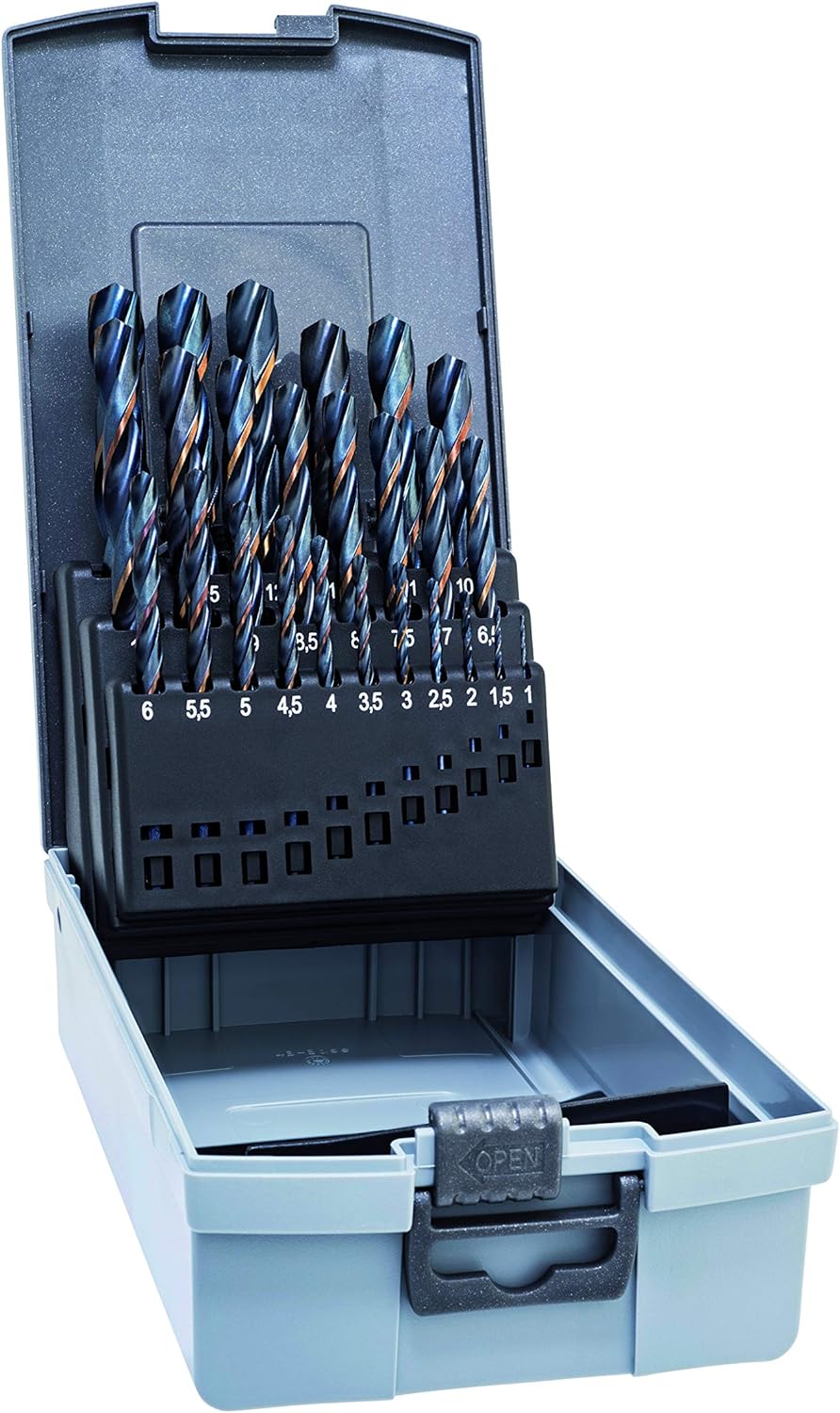 Набір свердел по металу HSS Sprint Master KР 25 шт, Ø1-13 мм, Alpen 0000812321100