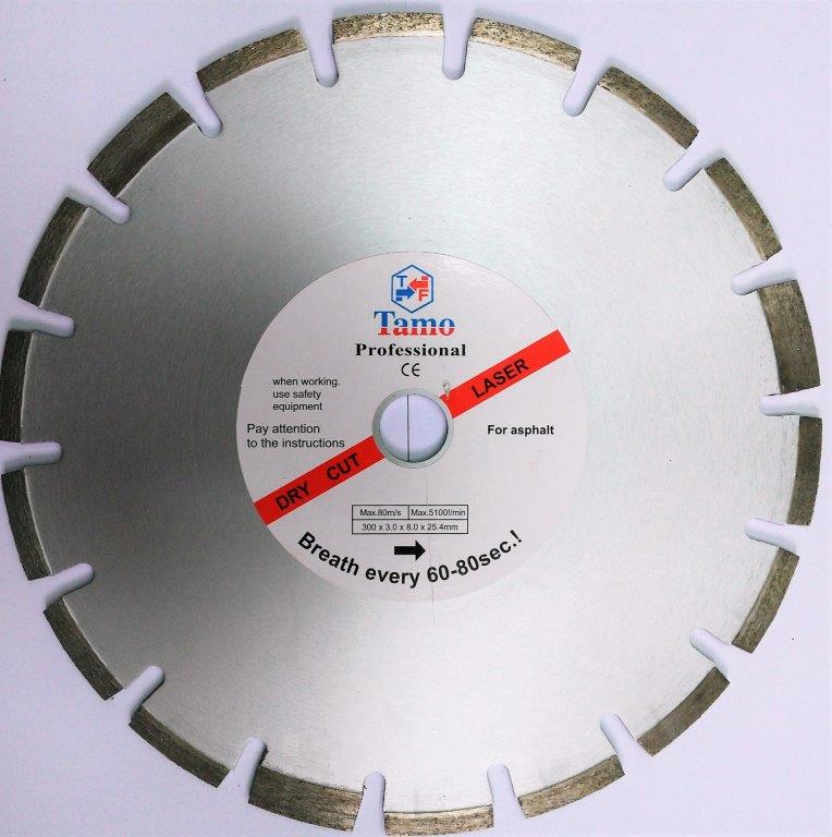 Диск діамантовий Ø300x25,4 мм по асфальту, Tamoline 056001