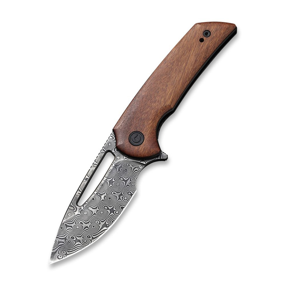 Ніж складаний кишеньковий Civivi Odium, (6.7 см) Damascus / Guibourtia Wood