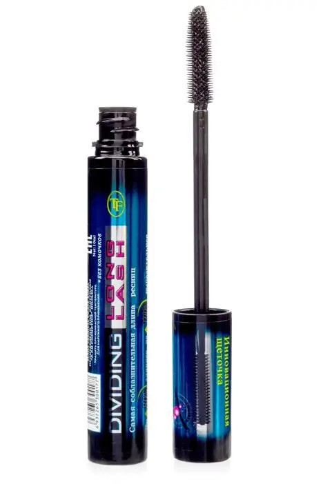 Тушь для ресниц с силиконовой кисточкой Triumpf Dividing Long Lash черная