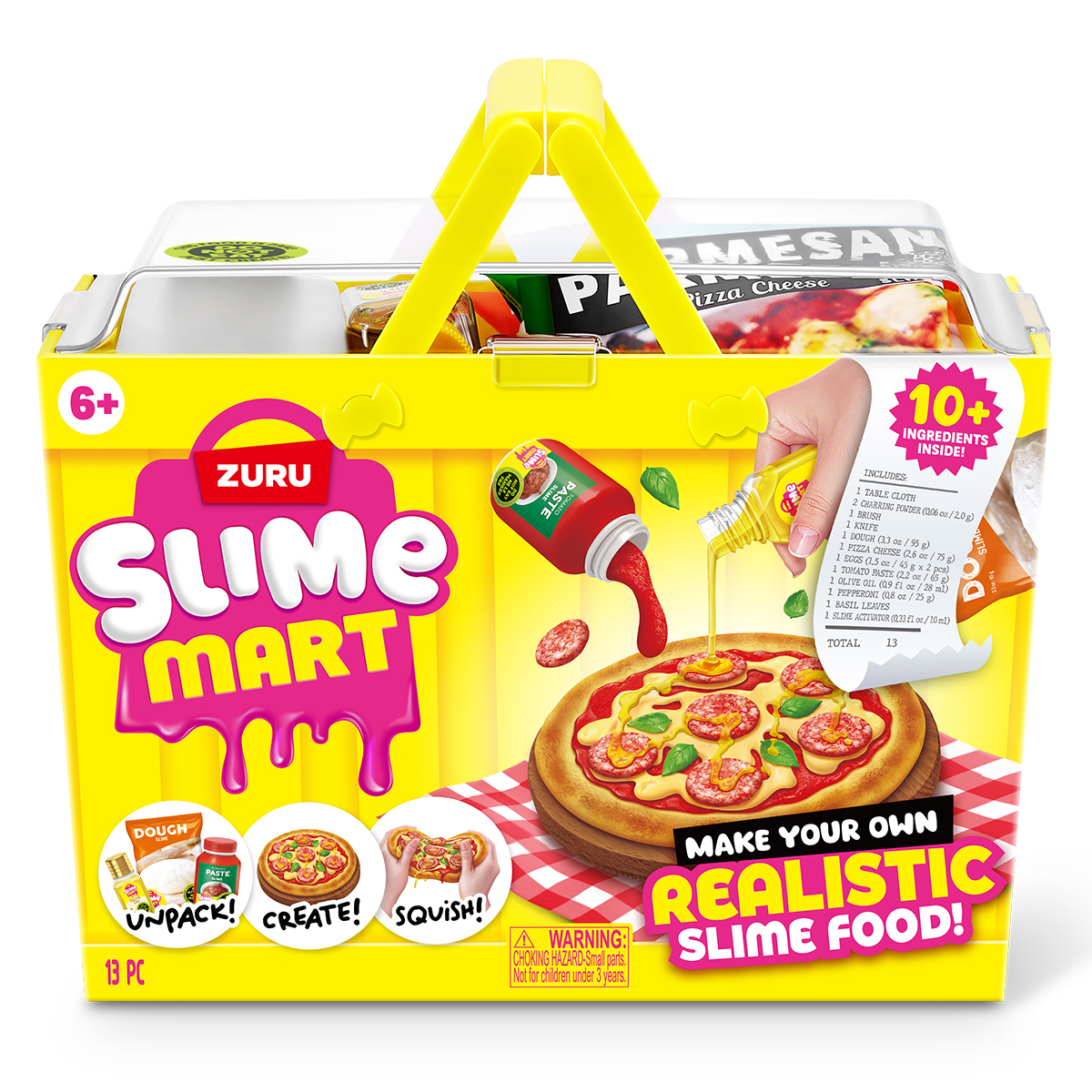 Ігровий набір зі слаймами SLIME MART серії "Shopping Basket" – ПІЦА