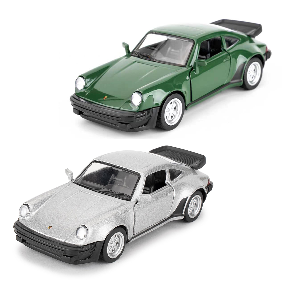 Автомодель - PORSCHE 911 TURBO 3.3 1978 (сірий, темно-зелений)