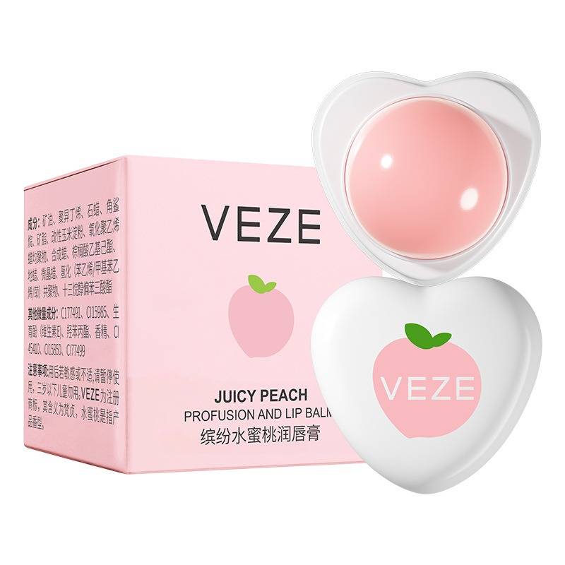 Фруктовый бальзам для губ Персик Veze Juicy Peach
