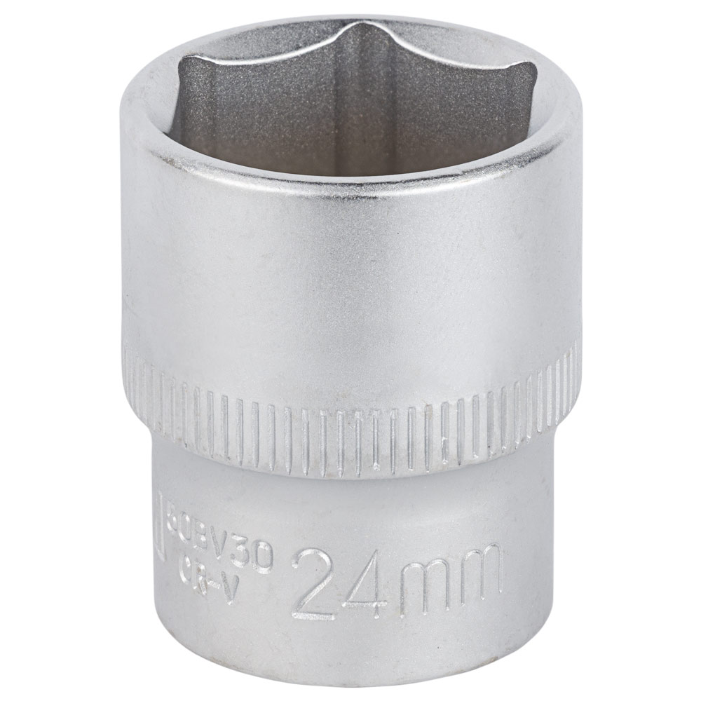 Насадка шестигранная короткая 1/2" 24мм CrV mid SIGMA (6071241)