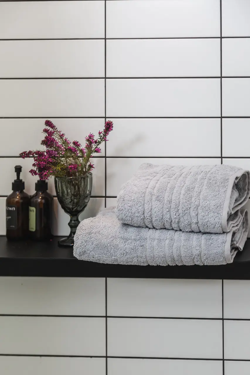 Рушник махровий Ecotton 70х140 см високої щільності 550 г/м² світло-сірий Grey 1 шт.