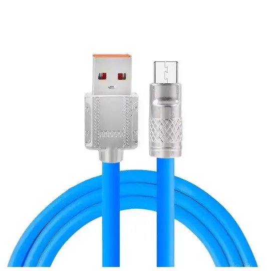Зарядний кабель USB Type-C 120W синій 2 метри