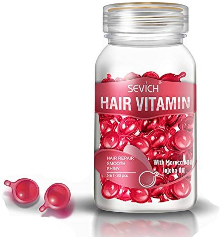 Капсулы для волос «Безупречный Шелк» Sevich Hair Vitamin With Morocan Oil & Jojoba Oil, 30 капсул