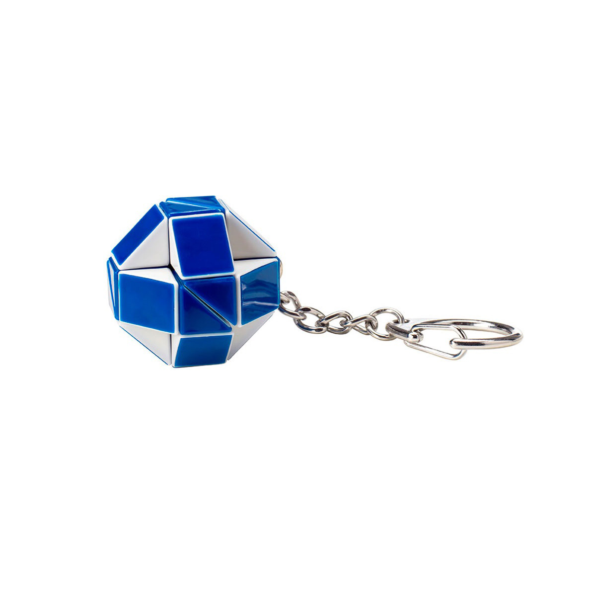 Міні-головоломка RUBIK'S - ЗМІЙКА БІЛО-БЛАКИТНА (з кільцем)