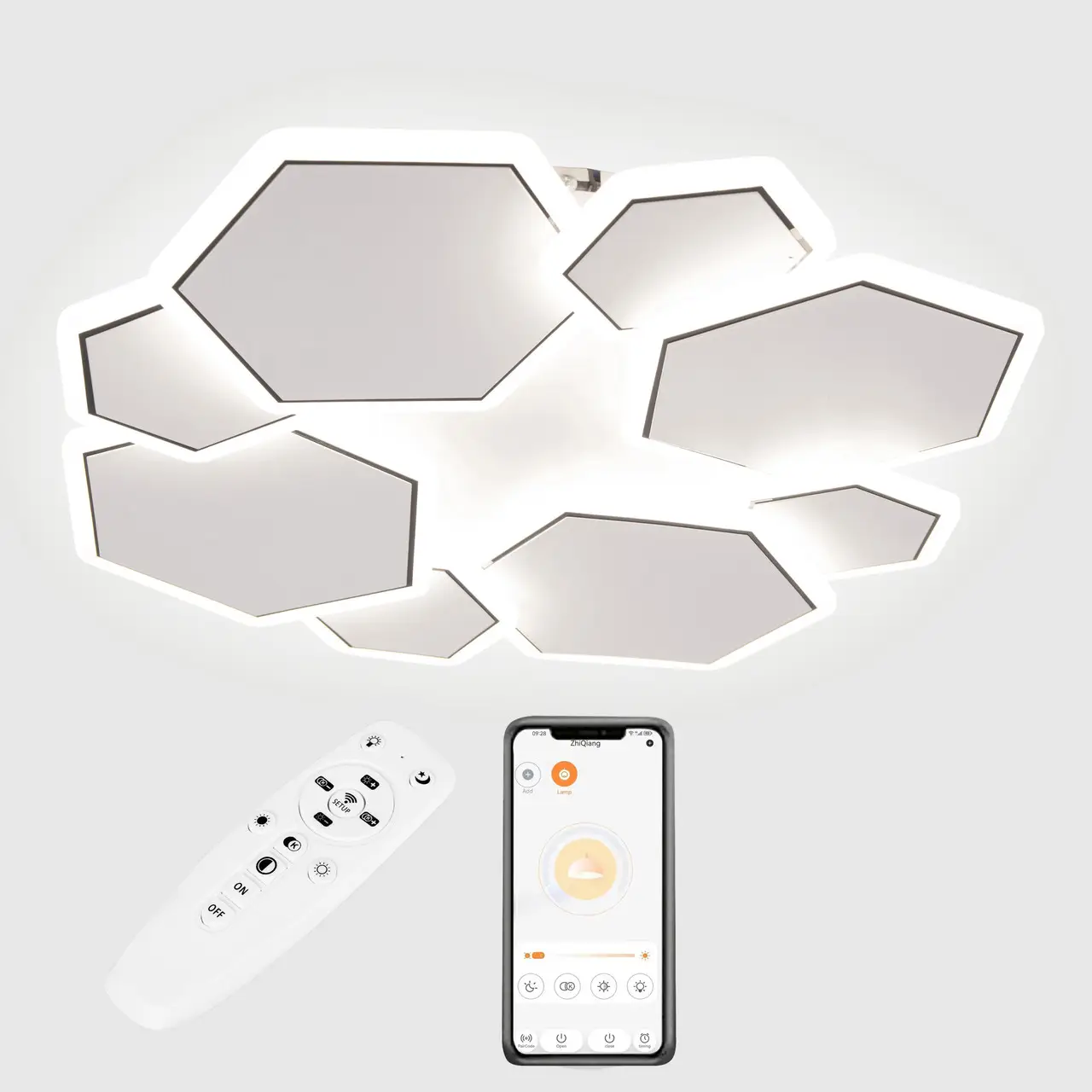 Стельова LED люстра, світлодіодний світильник Sunlight 6083/500