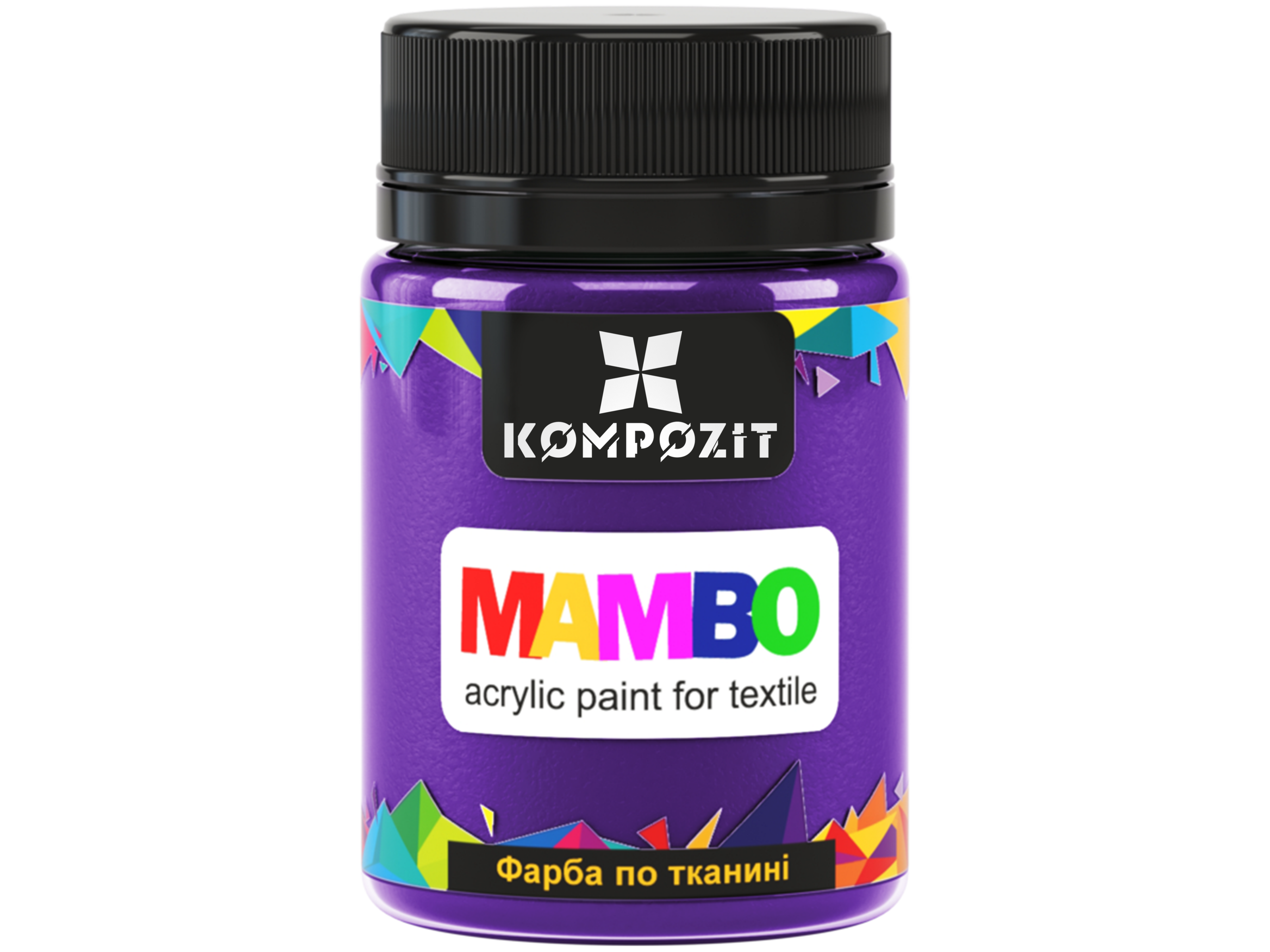Фарба по тканині MAMBO ART Kompozit, 50 мл, 21 ультрамарин фіолетовий