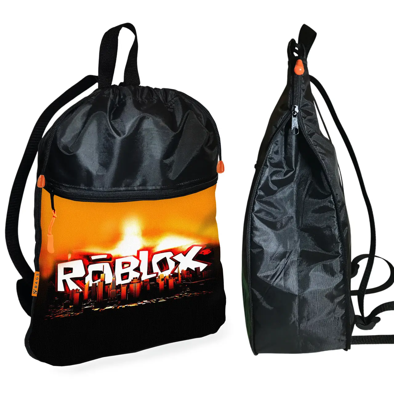 Рюкзак-мішок для взуття, спортивної форми Роблокс «Roblox» дитяча сумка для змінки з розширювачем (1661)