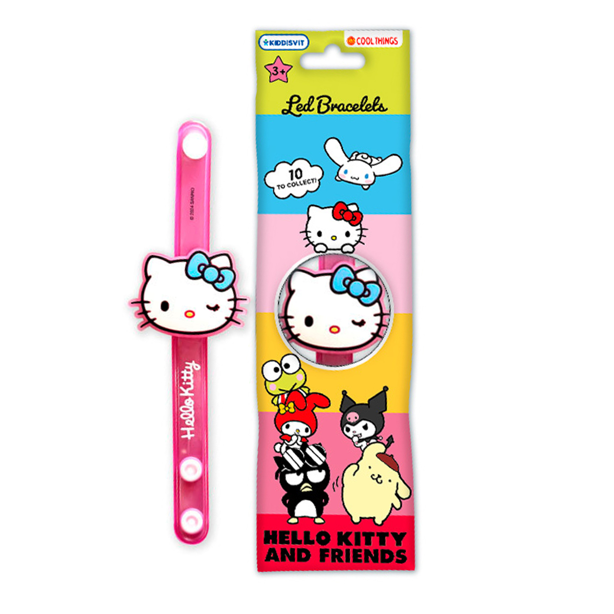 Колекційний LED-браслет COOL THINGS серії "Hello Kitty" - ХЕЛОУ КІТТІ Й ДРУЗІ