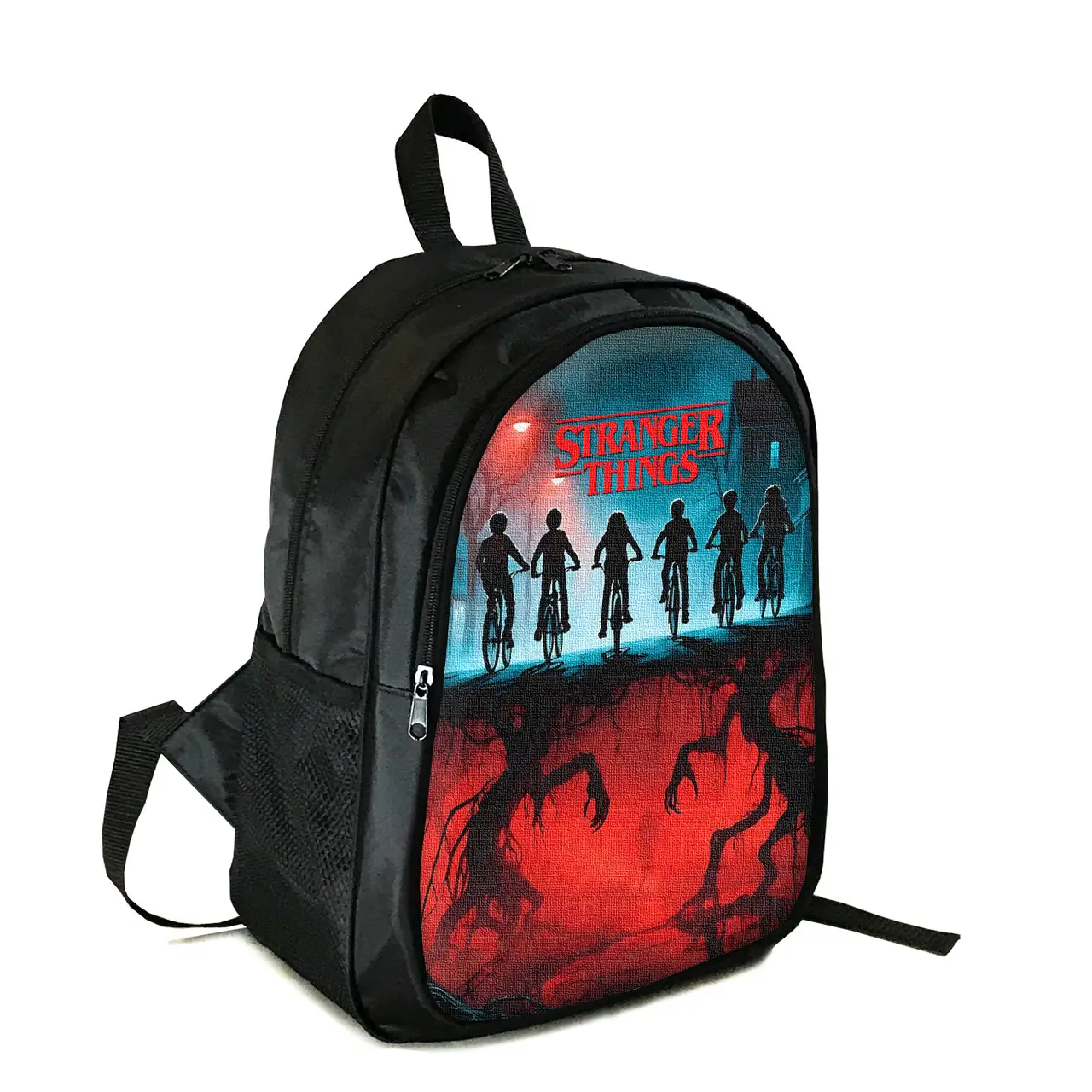 Рюкзак підлітковий/шкільний 38×28 см з принтом Дуже дивні справи / Stranger Things на два відділення для хлопчика, дівчин (4412)