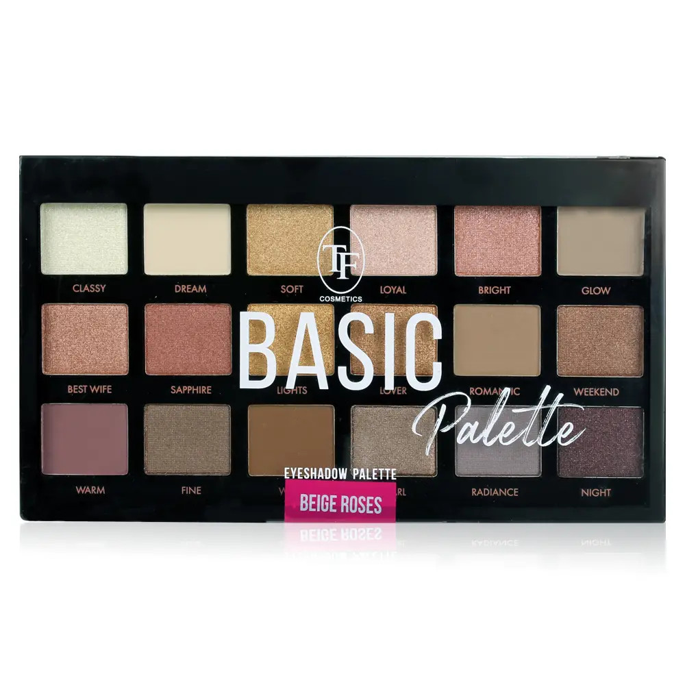 Палетка теней TF COSMETICS Basic Palette TE42 №03 Beige Roses