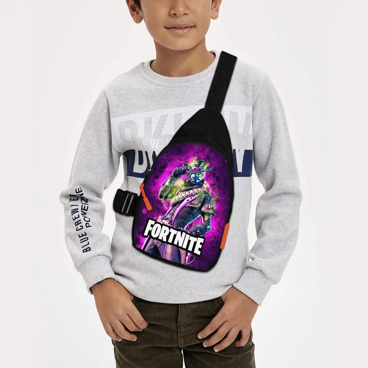 Сумка через плече дитяча Fortnite 29х17 см сумка слінг для хлопчика (01945)