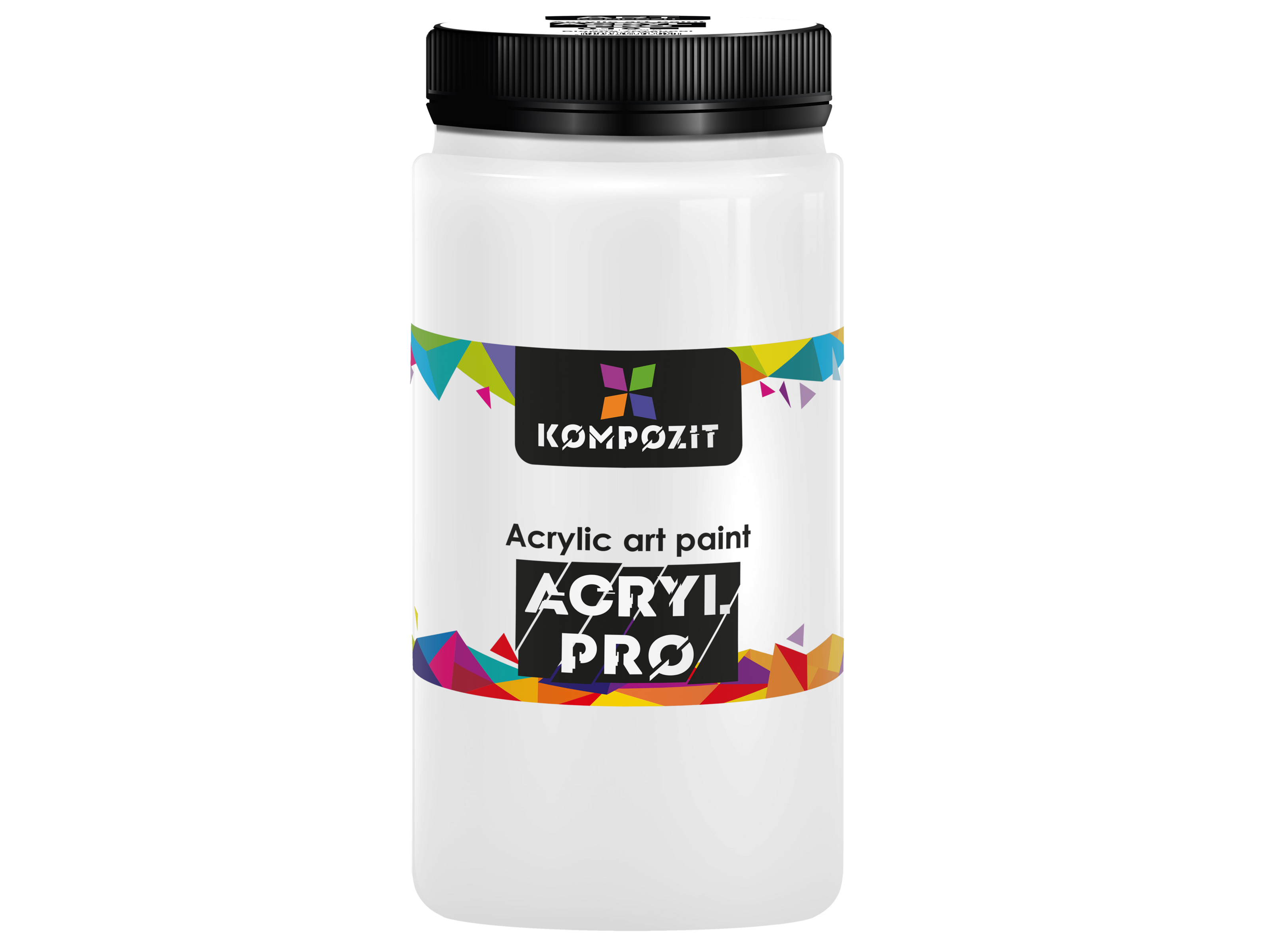 Фарба художня Acryl PRO ART Kompozit 1 л, 018 білила титанові