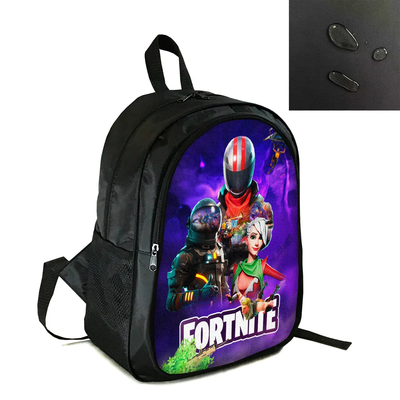 Рюкзак шкільний/міський 38×28см з принтом Fortnite дитячий, підлітковий, спортивний (4266)
