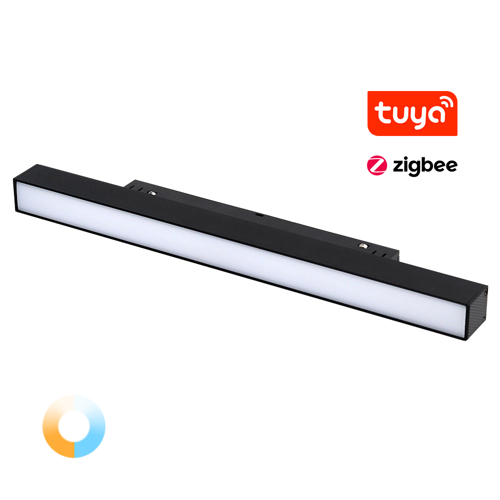 Магнітний трековий світильник Zigbee 3.0+ RF2.4G лінійний TUNABLE WHITE (CCT) 12W