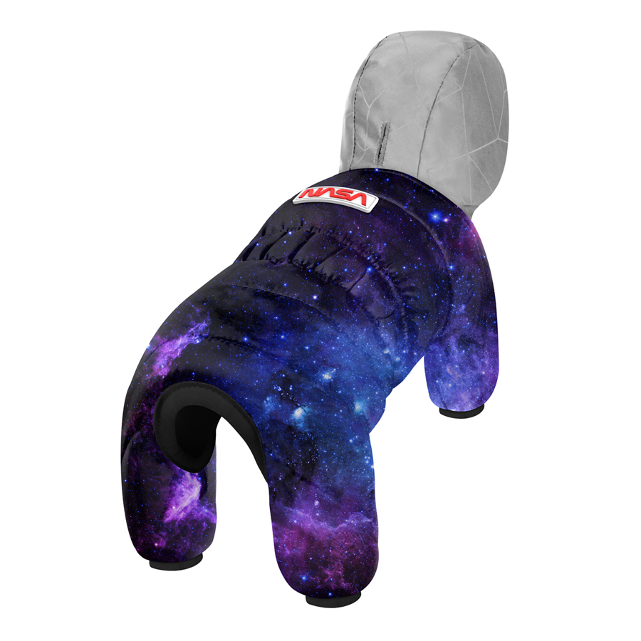 Комбінезон для собак WAUDOG Clothes малюнок "NASA21", S32, В 47-50 см, С 30-33 см