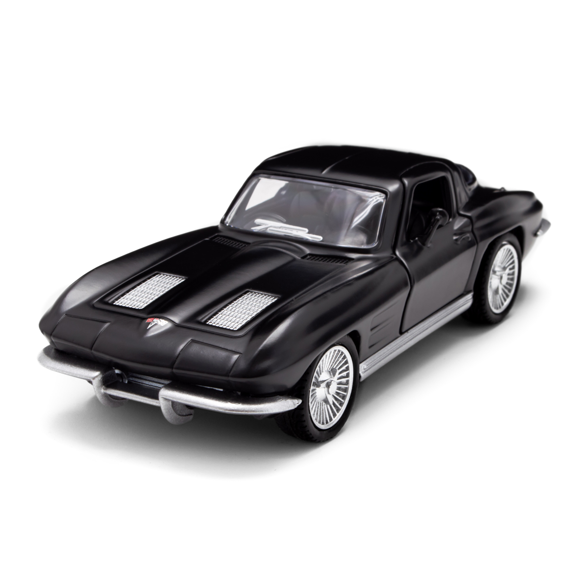 Автомодель - CHEVROLET CORVETTE SPLIT WINDOW 1963 (матовий чорний)