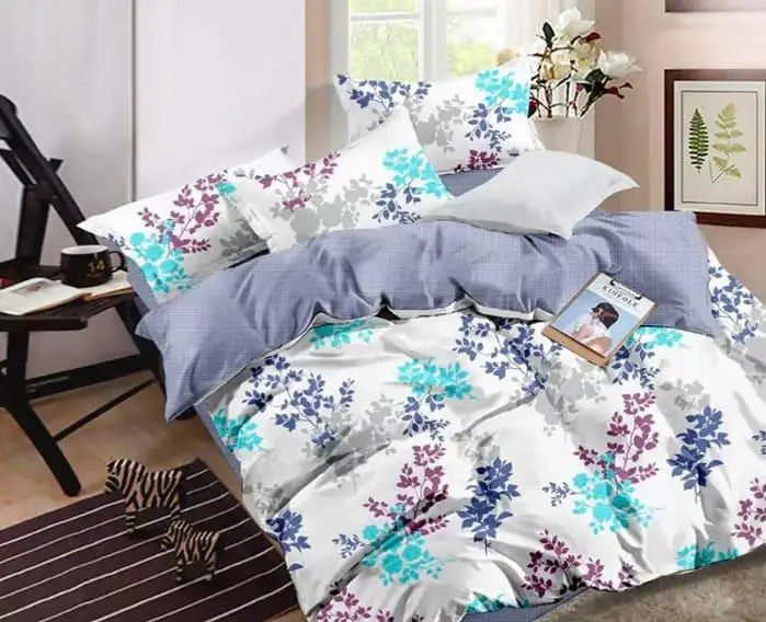 Комплект постільної білизни Ecotton Євро 210x220 см білий (23429) 759/760