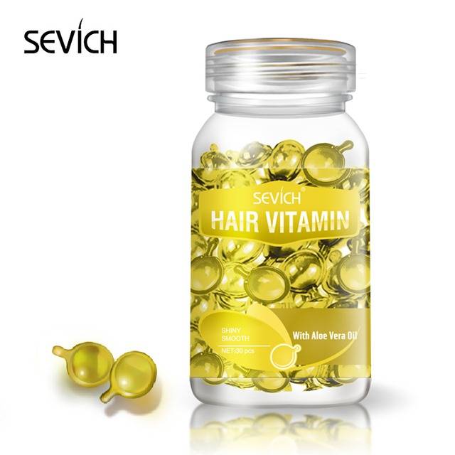 Капсулы для волос Sevich Hair Vitamin With Morocan Oil, Aloe Vera Oil (марокканское масло и алоэ) 30 капсул