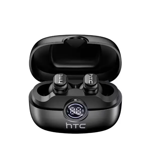 Інтелектуальні навушники-перекладачі HTC NE79 AI з 3D об'ємним звуком чорні