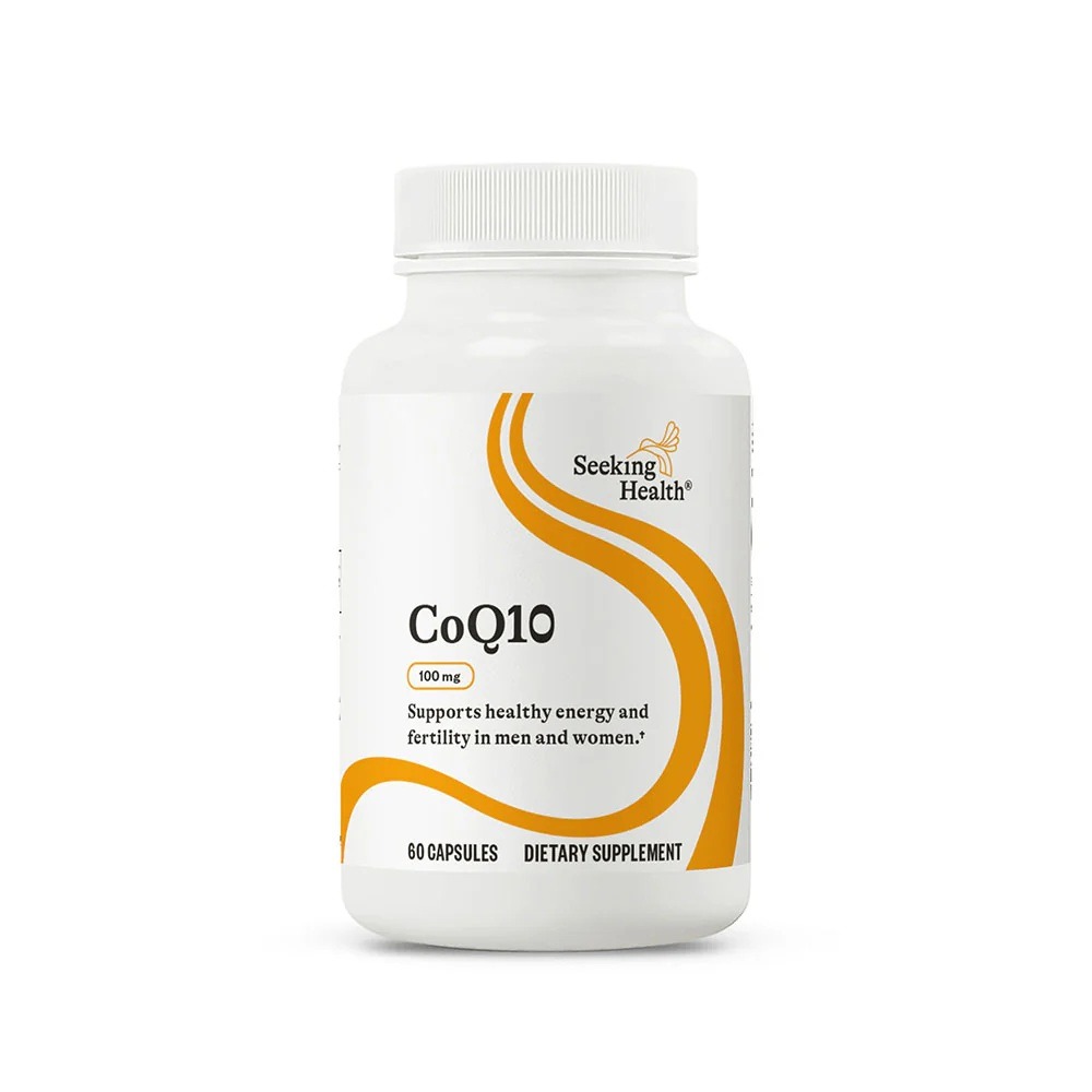 Коензим Q10, 100 мг, CoQ10, Seeking Health, 60 капсул