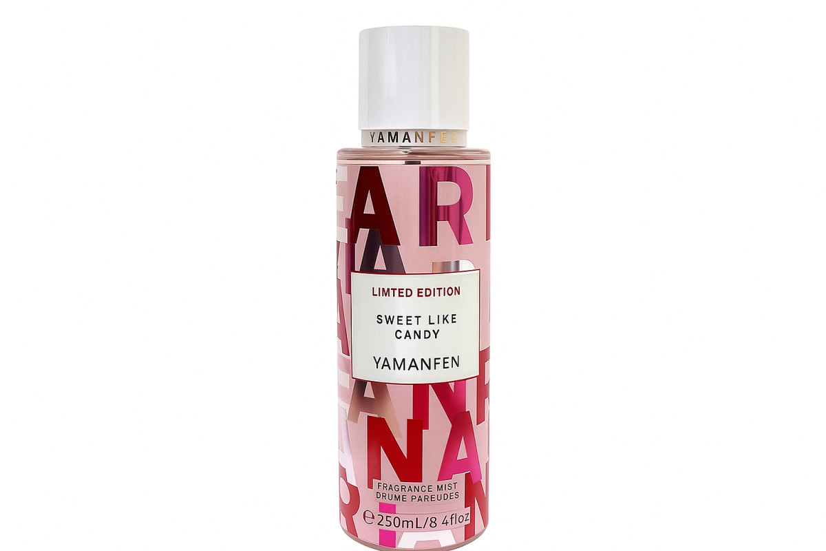 Парфюмированный спрей для тела Yamanfen аналог Ariana Grande Sweet Like Candy Limited Edition 250 ml