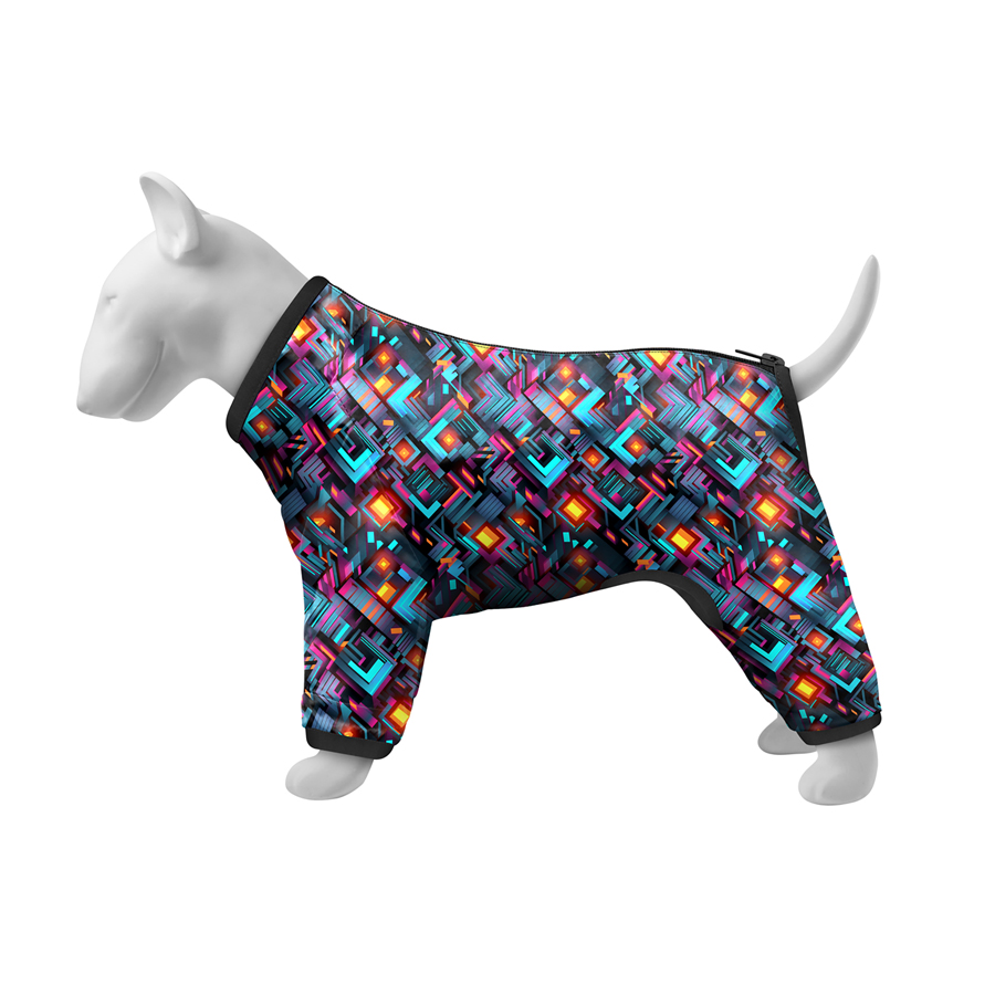 Вітровка для собак WAUDOG Clothes, малюнок "Нескінченні світи", S35, В 47-51 см, С 35-39 см
