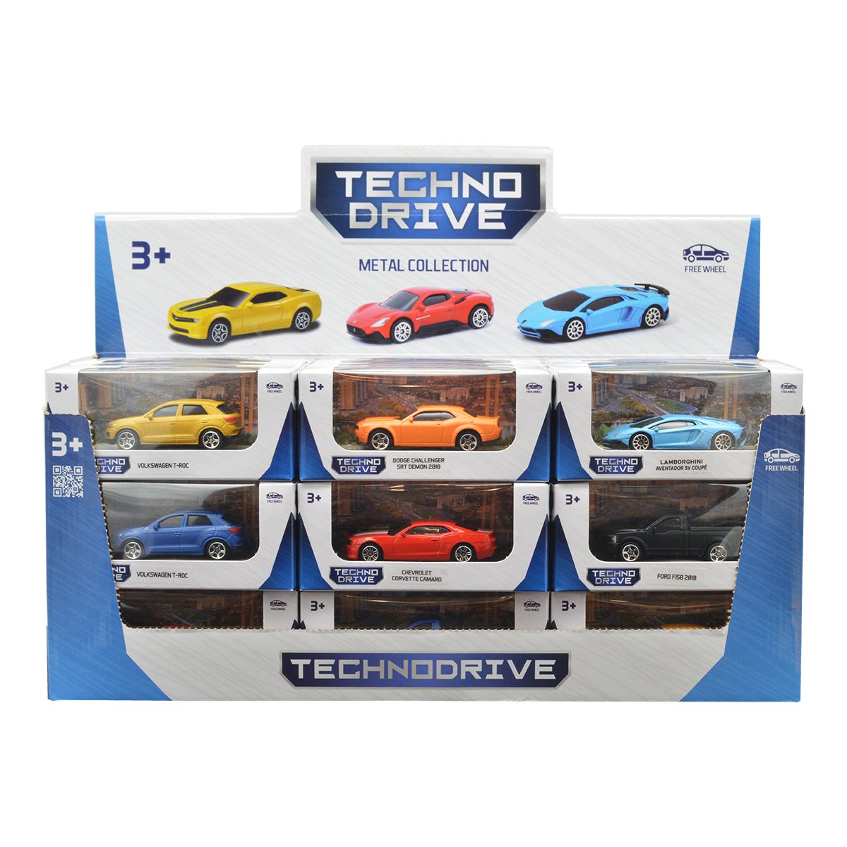 Автомоделі - МІНІ-МОДЕЛІ У ДИСПЛЕЇ (асорті, асорт. B, 1:64)